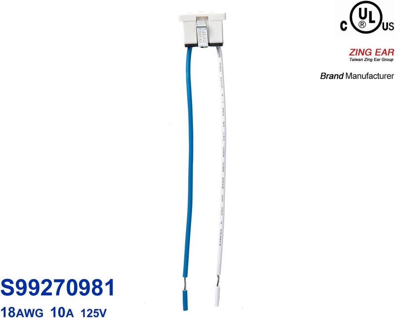 XCZZ S99270981 Receptacle for Broan Exhaust Fan,10A,125V,18AWG - Image 2